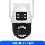 ASECAM 12MP 6K Wifi Camera 8X Zoom Dual Screen Ai Human Detect Auto Tracking CCTV Outdoor Security Surveillance Camera iCSee