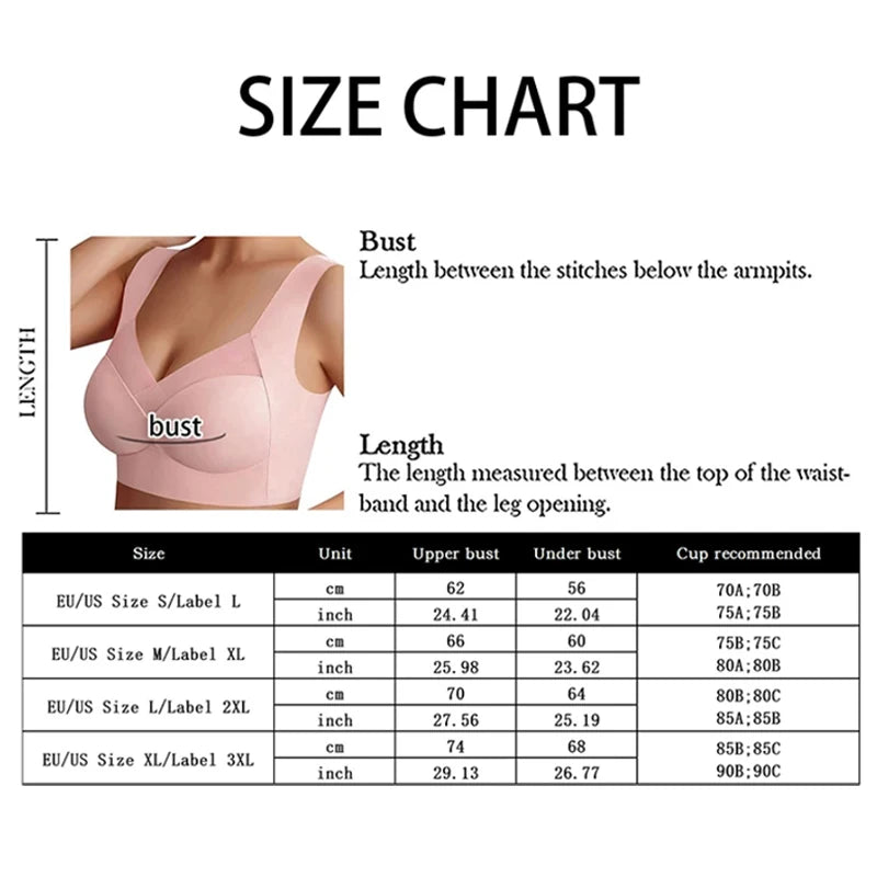 5PCS/Set Women Sexy Bras Full Cup Sports Top Soft Seamless Brassiere Lace Sexy Lingerie V Neck Intimates Underwear Plus Size Bra