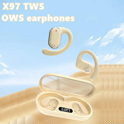 Original X97 Pro OWS Bluetooth Earphones Sport Wireless Headphones with Mic Waterproof HiFi Stereo Wireless Earbuds