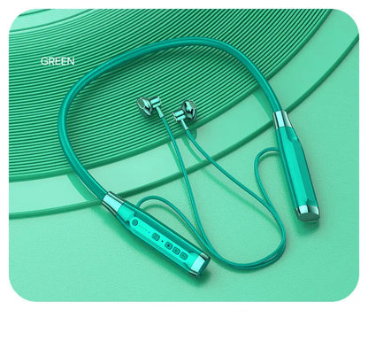 EARDECO 100 Hours Endurance Wireless Headphones Bass Bluetooth Headphone Inear Neckband Earphones Sport Headset with Mic Stereo