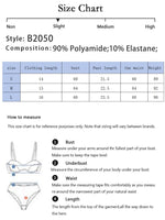 The Best-selling Sexy Gathering Promotion Style Glossy Letter Shoulder Strap Two-piece Women's Underwear Set B2050