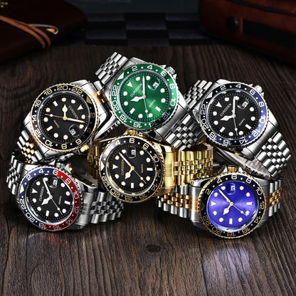 Original Design CURDDEN Brand Watches For Men Fashion Full Stainless Steel Golden Date Quartz Watch 시계 Erkek Kol Satleri Relogio