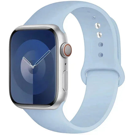 Silicone Band For Apple Watch strap 44mm 45mm 40mm 41mm 42-38mm 45 mm sport bracelet iwatch series 8 7 6 5 4 3 SE 9 Ultra 2 49mm