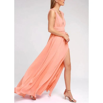 Sexy backless maxi summer dress women mesh long bodycon red Christmas party dress bridesmaid evening dresses
