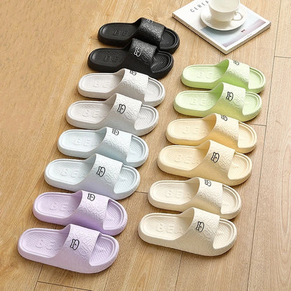 Casual Men Slippers Indoor Bathroom Odor Prevention Summer Beach Cool Slip Resistant High-quality Women Flat Heel Silders Shoes