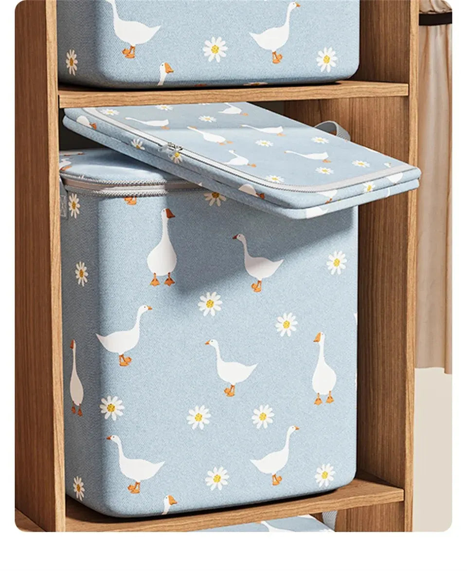 1Pc Pouch Storage Bag Organizer Used To Store Daily Necessities Foldable Waterproof Material High-Capacity