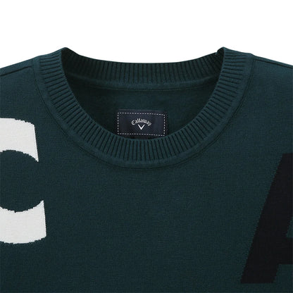 CALLAWAY High-end Men's Knitted Sweater! New Style! Luxury Brand Letter Golf Apparel, Trendy Design, A Must-have for Autumn!