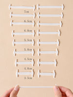 16pcs/lot Silicone Shoelaces No Tie Shoelaces 12 colors Elastic Lace Shoelace Creative Lazy Silicone Laces Rubber Lace