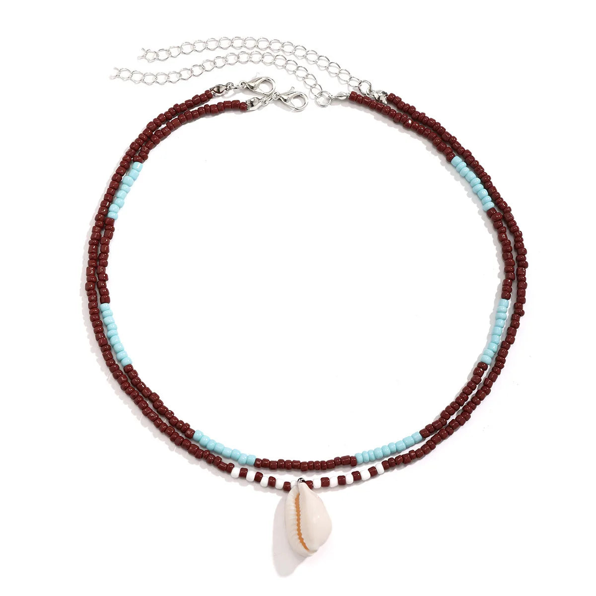 Tidepool Starfish Necklace - Surf & Beach Boho Jewelry Starfish Turtle Beaded Choker Necklaces, Adjustable Necklaces, Ocean Gift