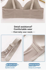 New Large Size Front Buckle Sexy Push up WOMEN'S Bra Adjustable Thin Cup Breathable Comfortable Middle-aged Mom Ladies Underwear