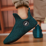 Winter Slippers Men Couples Slippers Non-slip Warm Women and Men Slipper Indoor Soft Shoes Comfortable Flat Home Cotton Shoe