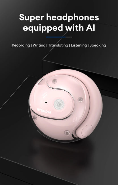 Choice HYUNDAI HY-T26 Pro Wireless Bluetooth 5.4 Earphones Ultra Hardware HIFI Sound quality Headphones 24h Long Battery Life