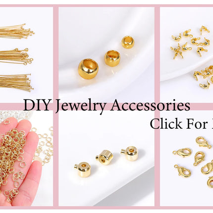 8/10MM 18K Gold Plated Brass Metal Hollow Beads Caps Flower Caps For Beads For DIY Beading Jewelry Making Supplies Wholesale