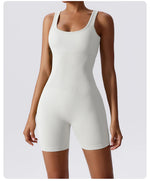 High Elastic Integrated Tight Fitting Jumpsuit Aerial Beauty Back Yoga Suit Seamless Jumpsuit for Women