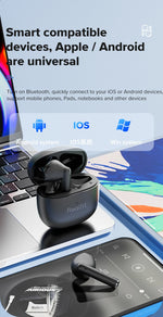 Realfit F1 Bluetooth Earphone Excellent HIFI Quality TWS Wireless Earbuds Wholesale for realme xiaomi