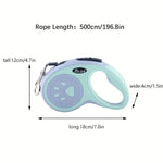 Automatic Retractable Pet Leash, Bone Paw Print Telescopic Dog Leash, Dog Leash, Dog Leash