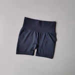 Summer High-Waist Women's Yoga Shorts Breathable Fitness Butt Lift Sports Running Shorts Cycling Push-Up Workout Gym Shorts