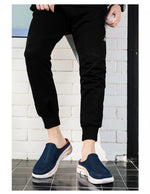 2024 Summer new breathable mesh shoes outdoor non-slip walking shoes comfortable sandals men half slippers casual loafers 35-48