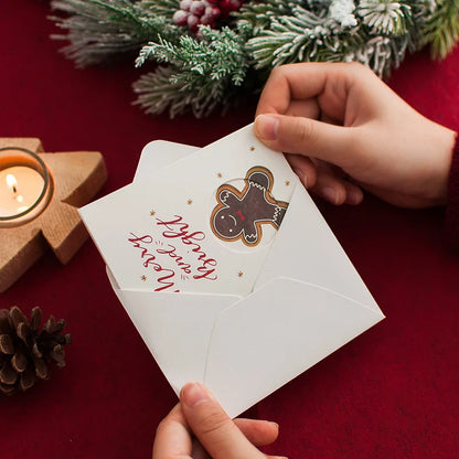Merry Christmas Greeting Cards with Envelopes Christmas Party Invitation Cards New Year Postcard Gift Card Xmas Party Decoration