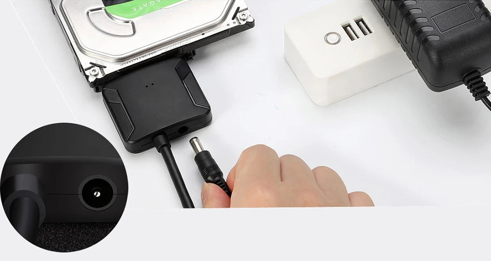 USB 3.0 to SATA Cable SATA III Hard Drive Adapter Converter for 2.5