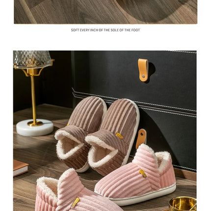Asgard Classic Plush Slippers For Women Winter 2024 New Outdoor Fluffy Warm Boots Leisure Cotton Shoes Indoor Cozy Home Slides
