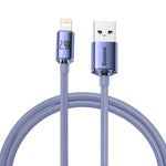 Baseus USB Cable For iPhone 14 13 12 Pro Max X XR XS 8 7 6s 6 iPad Fast Data Charging Charger USB Wire Cord Mobile Phone Cables