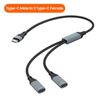 USB C to 2 type c / CHINA