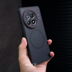 Case For OnePlus 13 13R ACE5 Pro Luxury Matte Magnet Magsafe Back Cover For OnePlus 13 Wireless Charging Bumper Funda