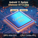 Magcubic HY310 4K Auto Focus Android 11 Mini Projector 330ANSI 5W Speaker Air Mouse Voice Control Portable Outdoor Home Cinema