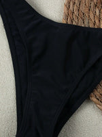 "2025 Sexy Bandeau Push-Up Bikini Set - Brazilian Thong Swimwear for Women"