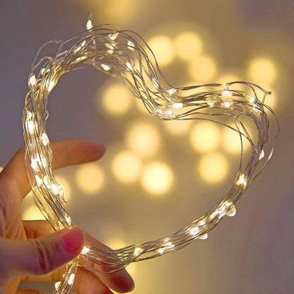 50M 100M LED Fairy String Lights Outdoor Waterproof Copper Wire Bendable  for Home Garden Party Wedding Christmas Decoration