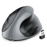 JOMAA Rechargeable Vertical Mouse Wireless USB 2.4G Right Hand Ergonomic Mice for Computer Laptop Gaming Mouse