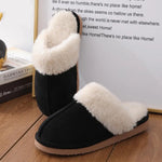 Comwarm Fluffy Winter Slippers For Women Furry Fuzzy Home Shoes Faux Fur House Plush Slippers Indoor Warm Comfy Mute Flats Slide