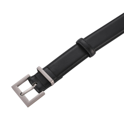 Luxury Genuine Leather Women Belt for Jeans and Dress Vintage Suede Cowhide Waistband Golden Square Buckle Ladies Trendy Belts