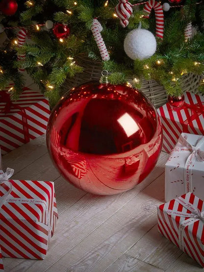 Christmas decorations red Ball 15cm Decorative Ornaments Ideal For Shopping Malls And Hotels Christmas Colorful Ball Decorations