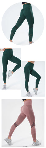 Fitness GYM Women Leggings Seamless Yoga Pants Hips Tight Peach High Waist Tights Leggings Breathable Feamle Workout Sportswear