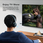 3.5mm Aux Bluetooth 5.3 Receiver Transmitter 2-in-1 Wireless Audio Adapter for TV Headset Car Radio Flight Mp3 Player Speaker