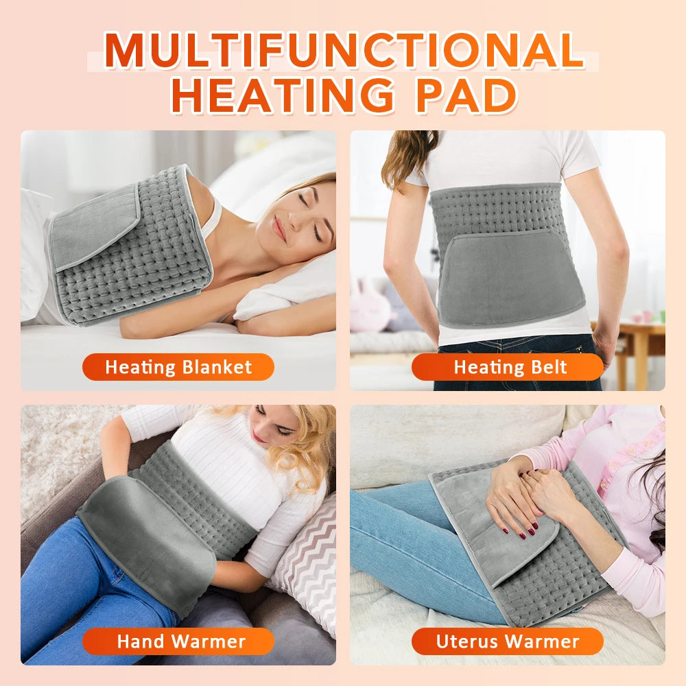 Electric Heating Waist Belt Warm Thermal Pad Office Home Temperature Control Waist Belt Warming Back Hand Warmer