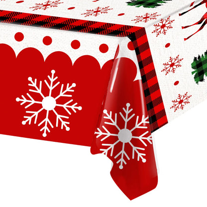 Christmas Tablecloth Merry Christmas Decorations For Home 2024 Navidad Noel  Xmas Tablecloth Decor Happy New Year Gift 2025