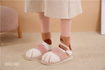 BEVERGREEN Winter Cute Cat Paw Designer House Women Fur Slippers Floor Mute Bedroom Lovers Warm Plush Shoes Indoor Fluffy Slides