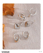 Yhpup Star Moon Heart Pendant Drop Hoop Huggie Earrings 18k Gold Plated Trendy Waterproof Stainless Steel Fashion Charm Jewelry