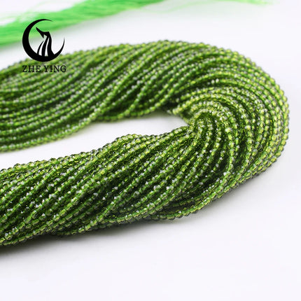 Zhe Ying 10strands/lot Tea Color Glass Beads Hydro Round Micro Faceted Crystal Loose Beads for Bracelet Necklace Accessories