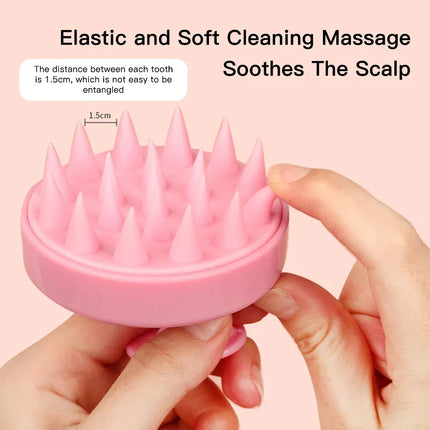 Silicone Scalp Massage Comb - Soft Hair Washing Brush for Growth, Shampoo & Shower, Gentle Scalp Massager for Hair Care