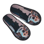 Custom Halloween Movie Terrifier Soft Memory Foam House Slippers Women Horror Clown Comfy Warm Anti-skid Sole Slipper