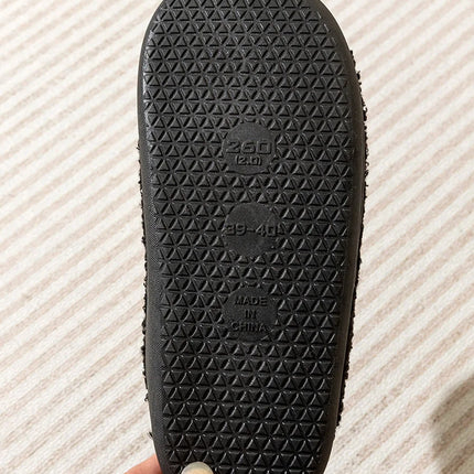 Fashion Halloween Slippers Indoor Warm Winter Cute Skull Toes Funny Women Slipper Soft Sole Anti-slip Home Plush Shoes for Gift