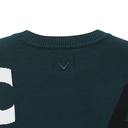 CALLAWAY High-end Men's Knitted Sweater! New Style! Luxury Brand Letter Golf Apparel, Trendy Design, A Must-have for Autumn!