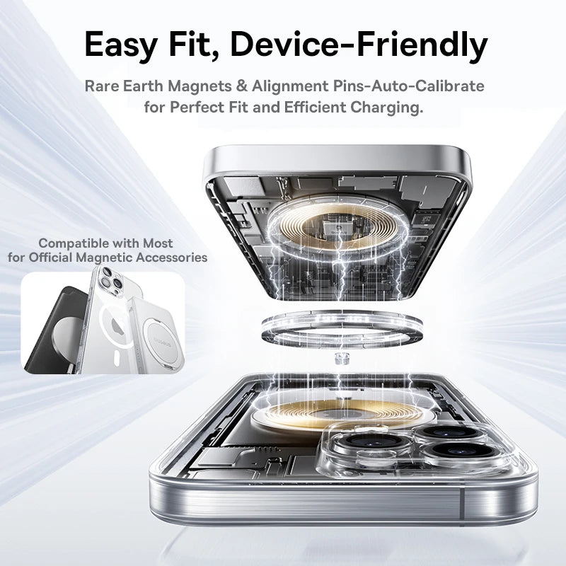 Baseus Magnetic Case for iPhone 16 15 14 Pro Max for MagSafe Wireless Charging PC Case for iPhone 13 12 11 Pro Max Funda Case