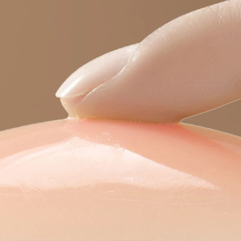 Reusable Breast Petals Lift Invisible Silicone Bra-less Pasties Pad Nipple Cover Invisible Petal Adhesive Stick on Bra for Women