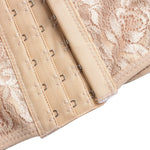 Mesh Embroidered Corset Body Shaper faja Waist Trainer Original Colombian Girdles For Women Belly Tightening Control Shapewear