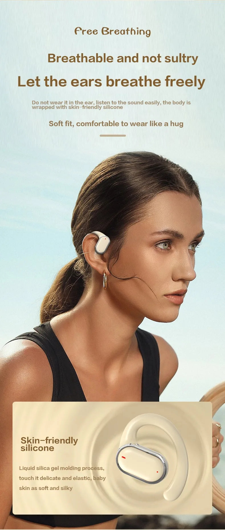 Original X97 Pro OWS Bluetooth Earphones Sport Wireless Headphones with Mic Waterproof HiFi Stereo Wireless Earbuds